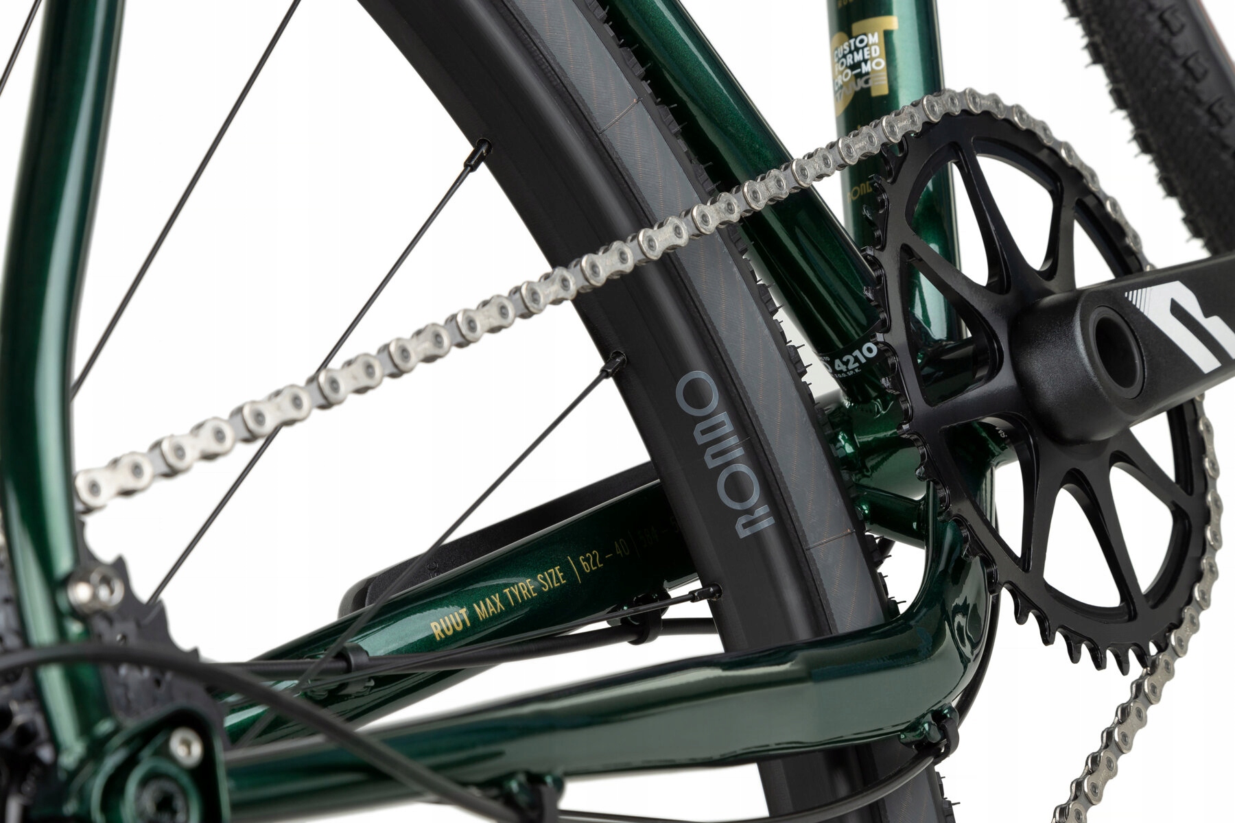 RONDO RUUT ST 1 rozmiar L GREEN/BLACK Materiał ramy stal