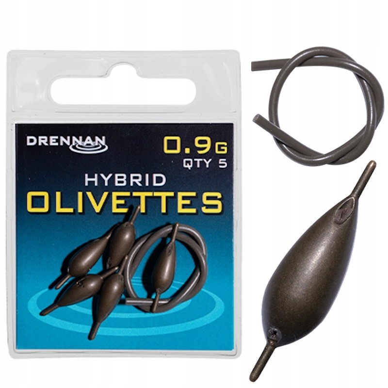 Oliwki Z Igielitem Na Stałe Przelotowe Drennan Hybrid 0.9g 5szt. Na Spławik