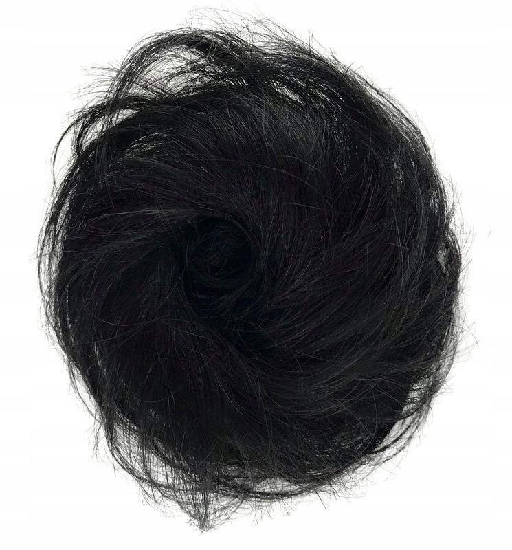 Doczepiany Kok na gumce Włosy treska 100% Naturalne różne