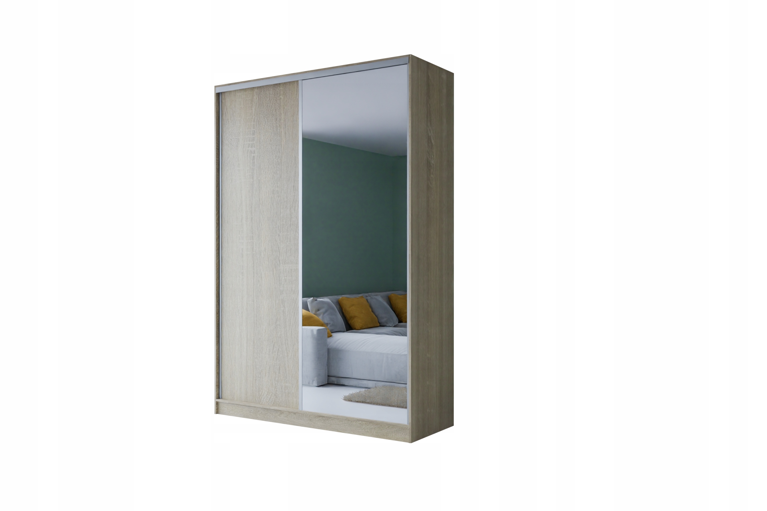 SZAFA IDA 100 x 248 LINIA ROYAL - SONOMA + LUSTRO