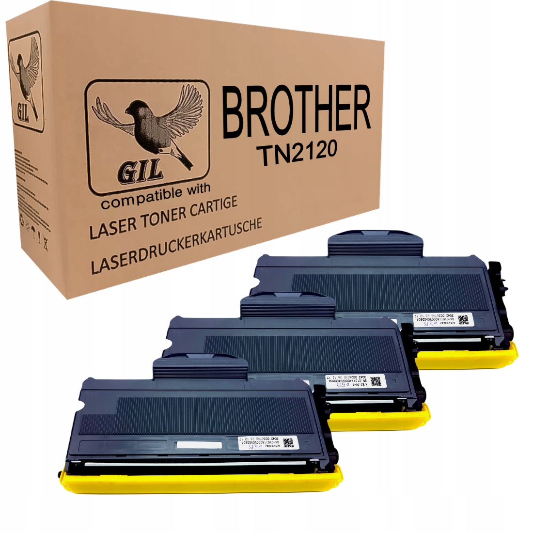 

3PAK TN-2120 Zamiennik do Brother DCP7045N HL2140