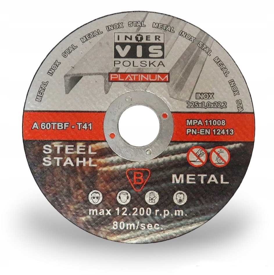 

Tarcza Tarcze Do Cięcia Metalu 125x1 Mocne Inox