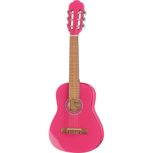 Kytara Klasická 1/8 Startone CG-851 Pink pro děti ve věku 3-5 let Růžová