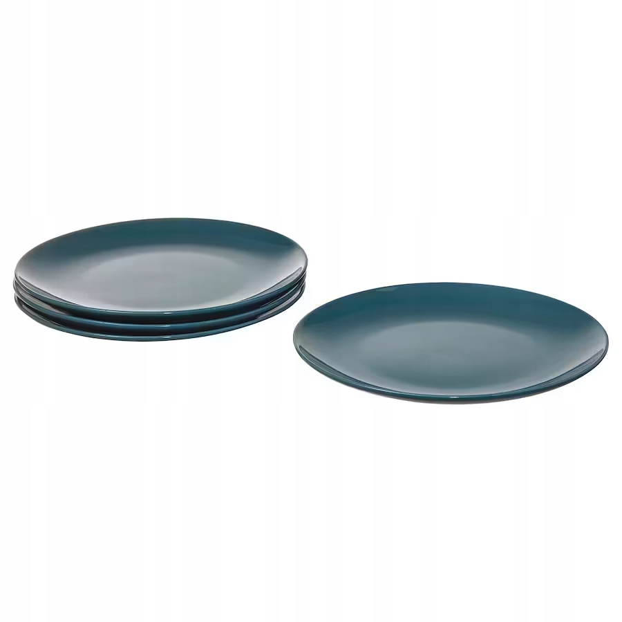

Ikea Fargklar Talerz połysk c/turkusowy 26cm 4szt