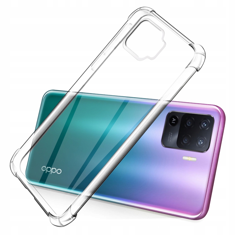 

Etui Do Oppo Reno 5 Lite Pancerne Przeźroczyste
