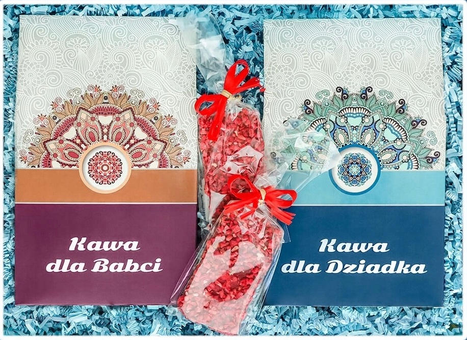 Upominek Na Dzień Babci I Dziadka Zestaw Kaw Premium MIX Czekolada
