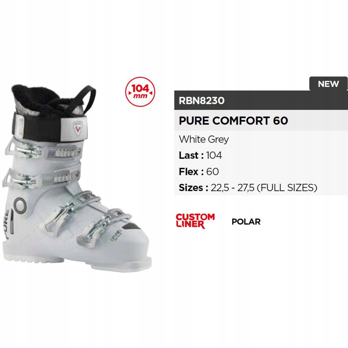 Гірськолижні черевики Rossignol Pure 24.5