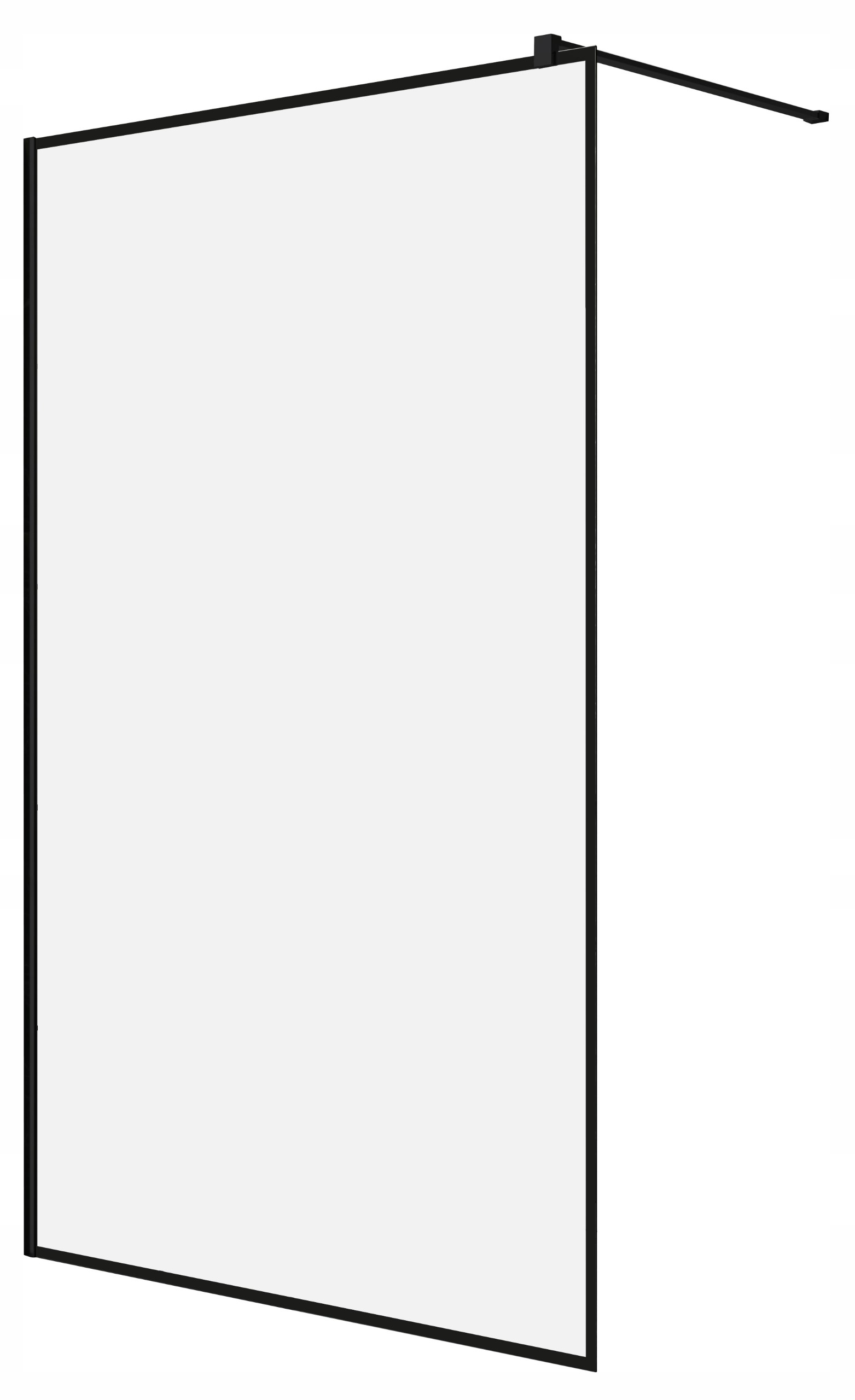 Kabina Nes Black Walk-In II Frame 100x200 Radaway