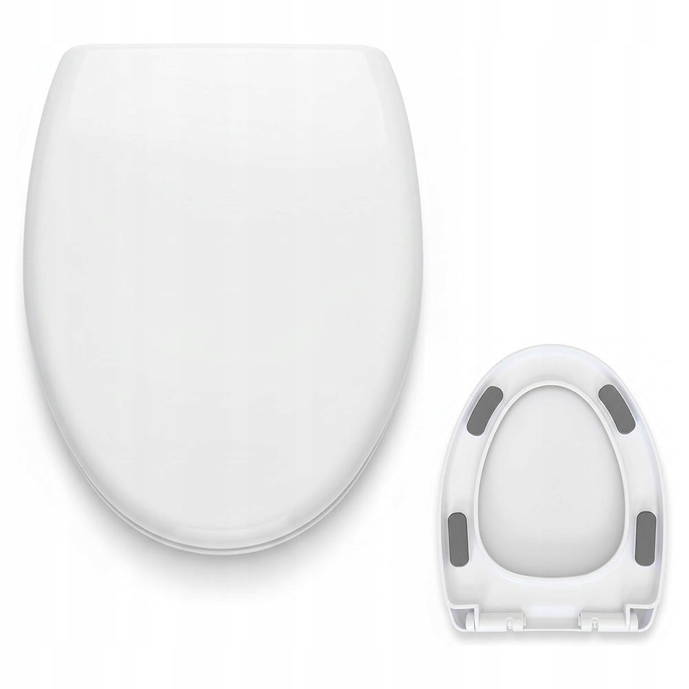 Wc sedátko s pozvolným sklápěním, bílé, pro Kolo Roca Cersanit, univerzální