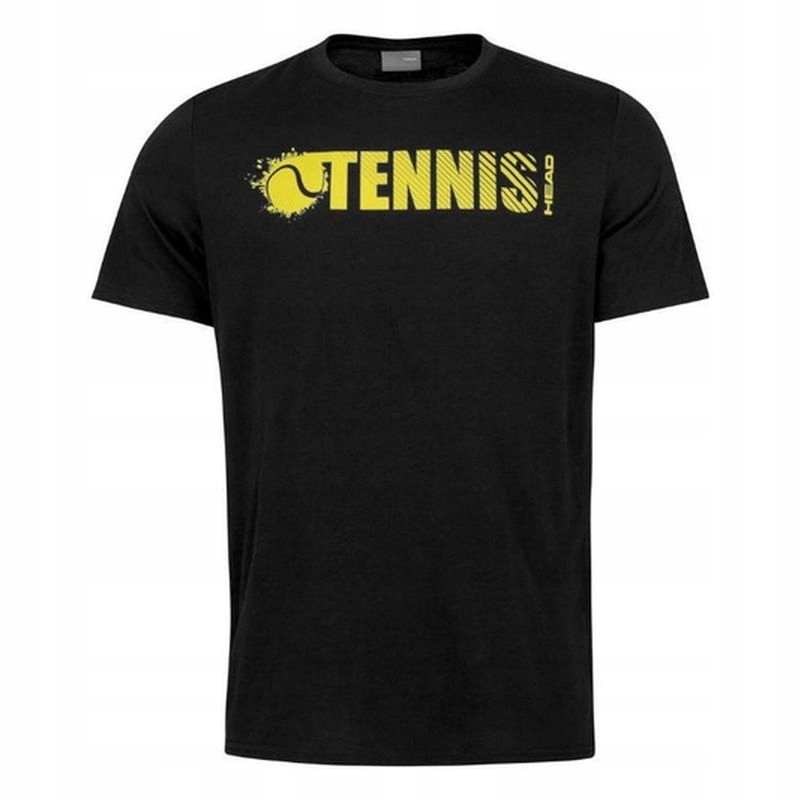 Koszulka Tenisowa Chłopięca Head Font T-shirt Boy Black 128