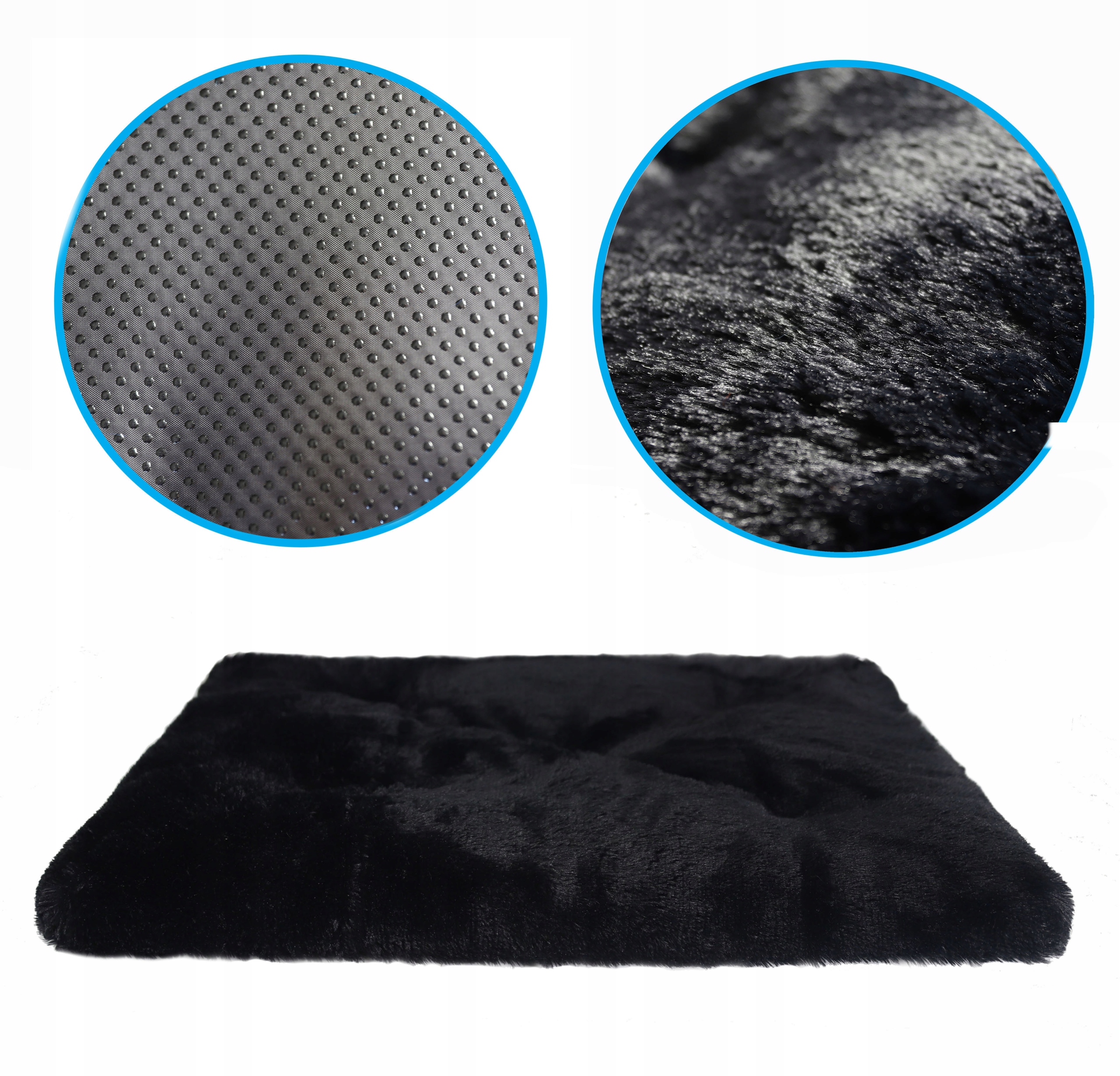 Levně Pelíšek Polštář Černá Vel XXL – 115 x 75 cm Mimiko.