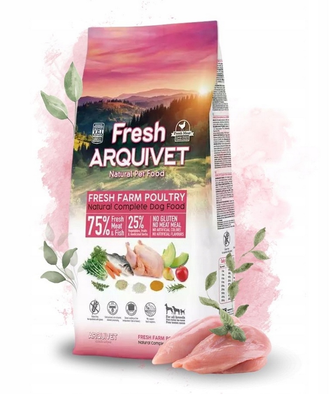 Levně Arquivet Fresh Polo-vlhké krmivo psy s masem a mořskými Ryba 10 kg