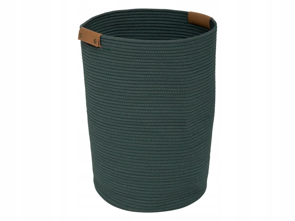 Koš na prádlo z bavlny Duo, 80 l, Ø 44 cm