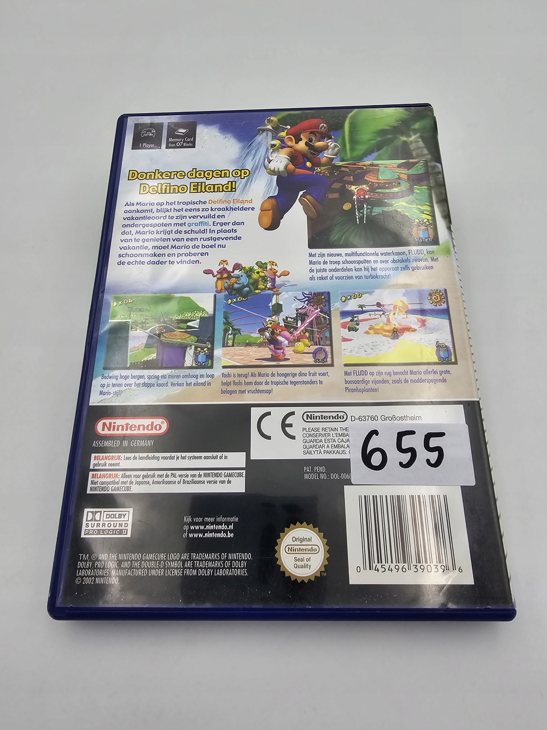 NINTENDO GAMECUBE SUPER MARIO SUNSHINE EAN (GTIN) 0045496390365
