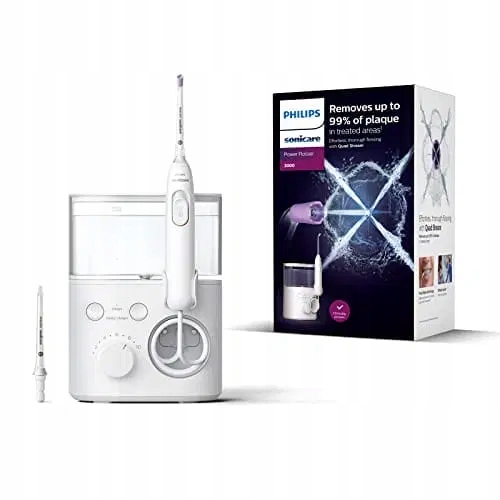 Nowy Philips Sonicare Power Flosser 3000 HX3711/20 Irygator Biały