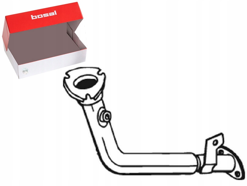 RURA WYDECHOWA PRZÓD PEUGEOT 206 1.4 1.6 09.98-12.12 BOSAL