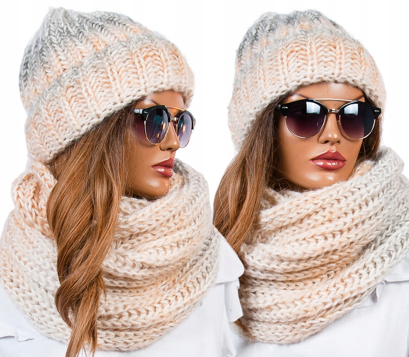 

Polski Komplet Czapka Komin Tunel Szal Szalik