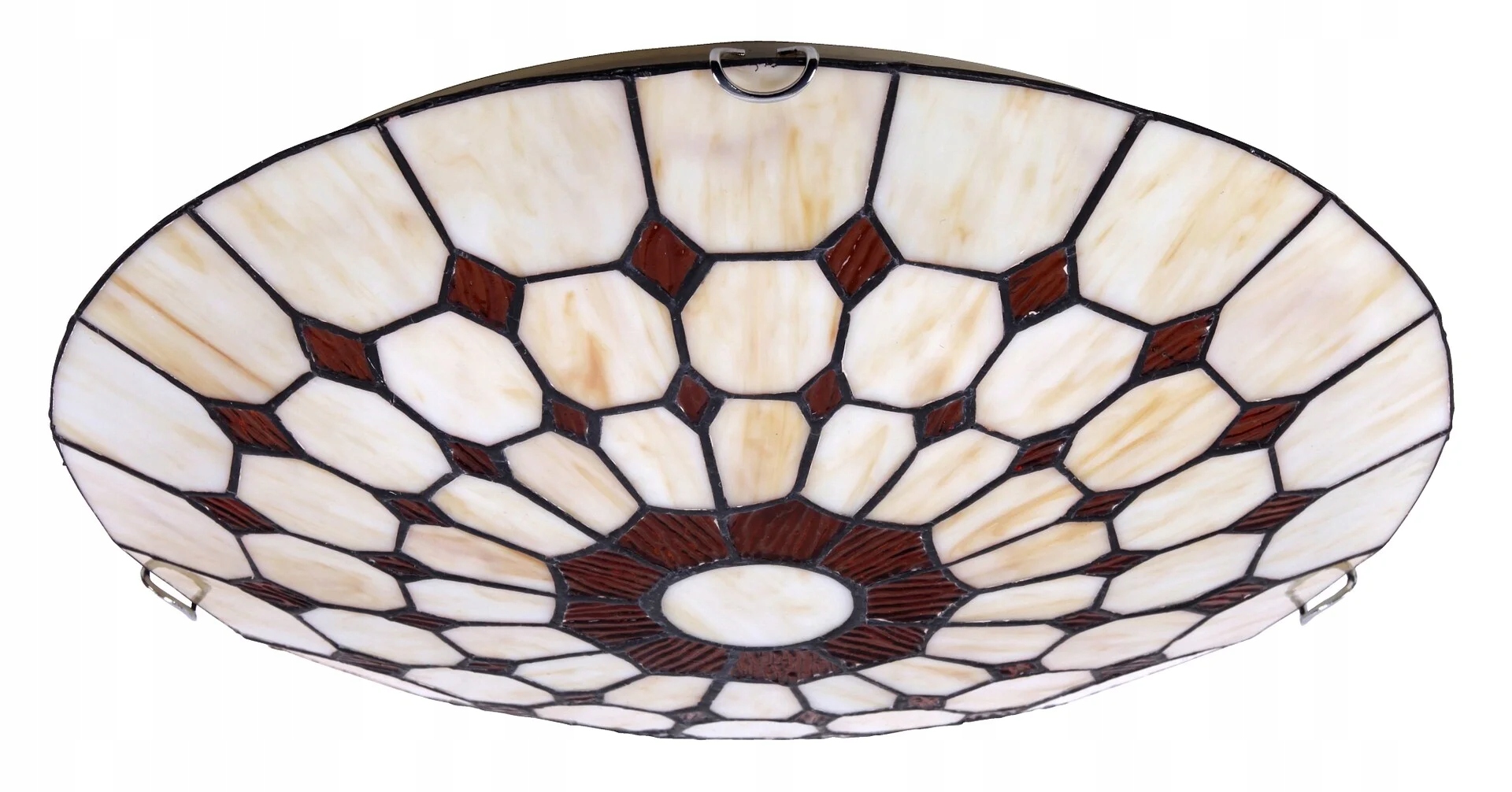 Stropné Svietidlo Rabalux Marvel 40 cm vitráž bronz E27 2x60W okrúhly, stmievateľný