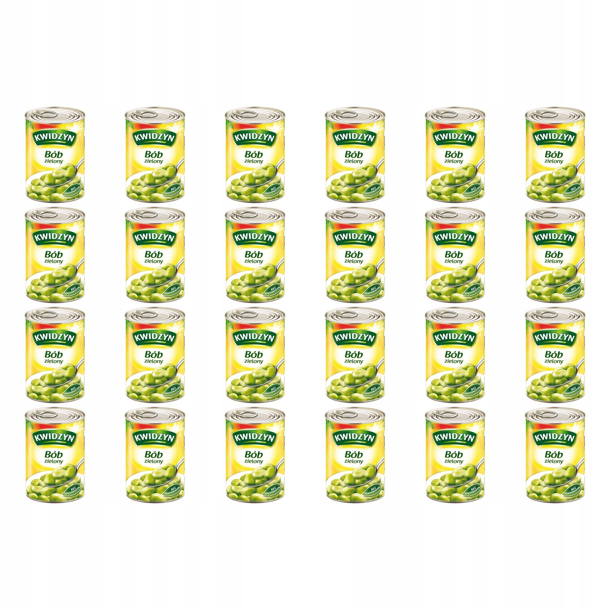 24x 400g Kwidzyn Bób konserwowy zielony