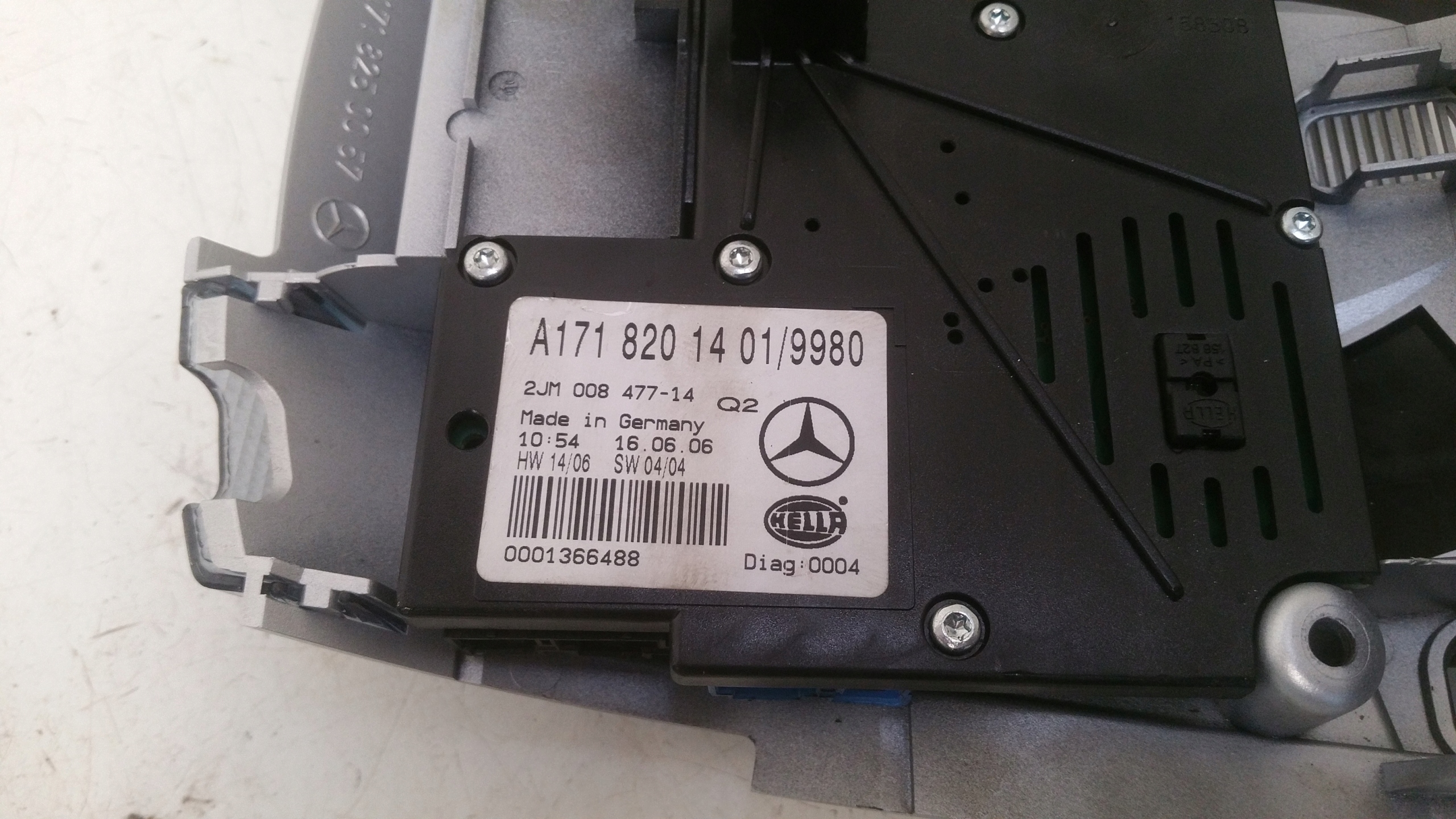 FANALE CIELO INTERNO 1718201401 Mercedes W171