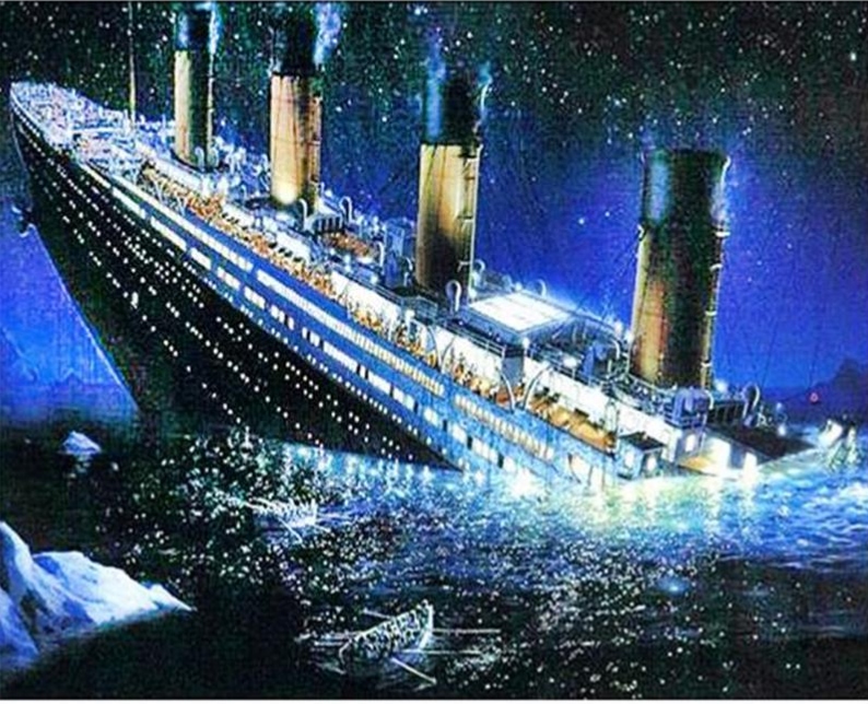 

Diamentowa Mozaika Titanic Haft 5D
