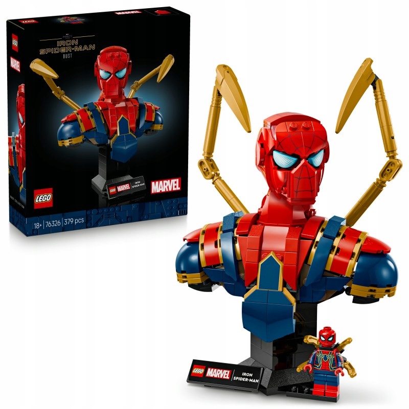 Lego Marvel 76326 Busta Iron Spider-Mana