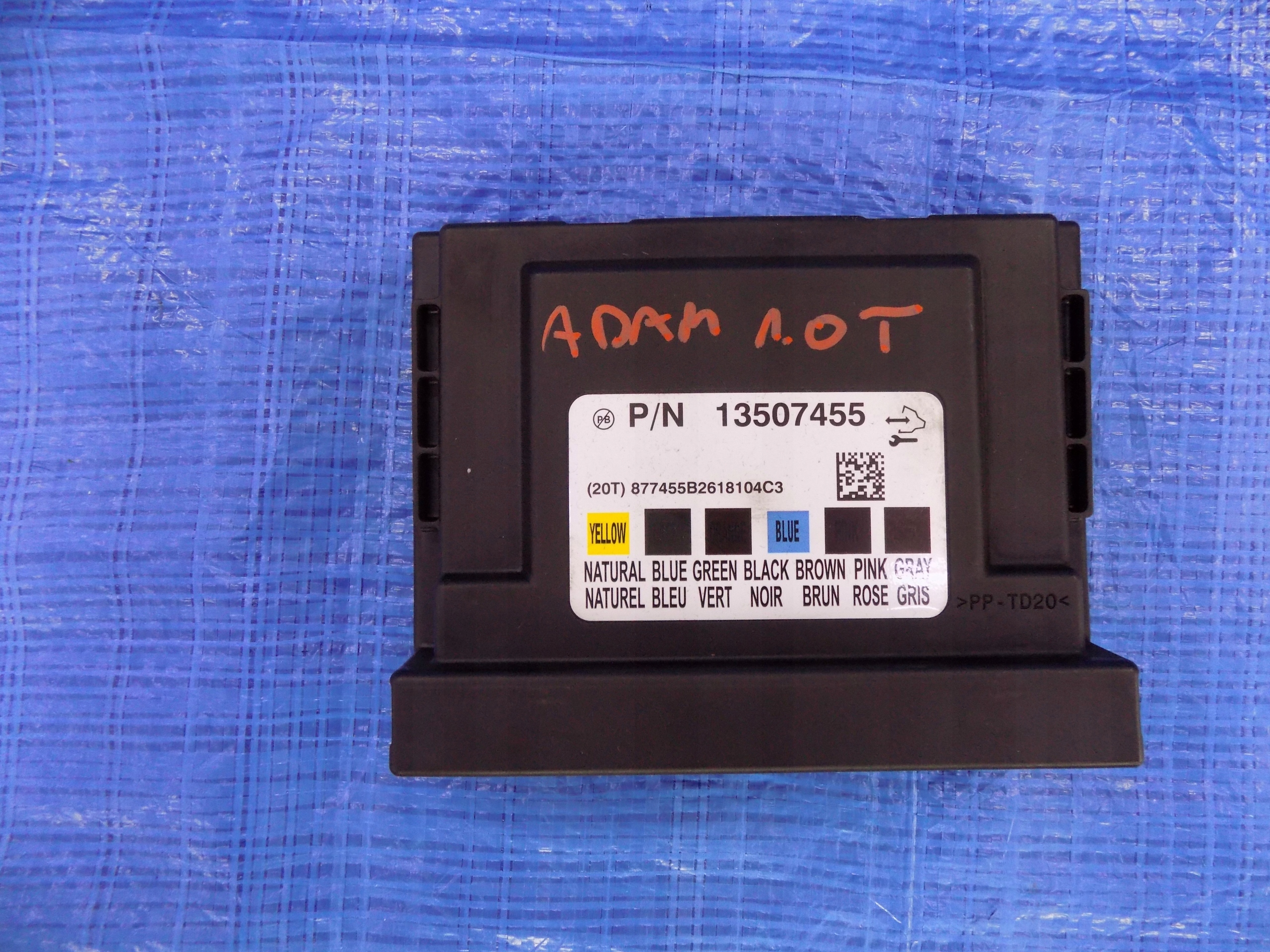 comfort control unit OPEL ADAM 1,0T 16R
