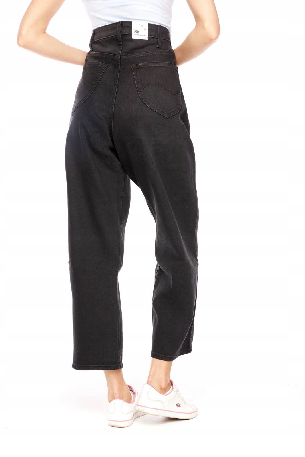Dámské široké džíny Lee Wide Leg Black Tyro L30SCPJW 36/33
