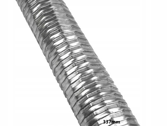 Ocelová hadice pozink, utěsněná, 500 °, průměr 337 mm