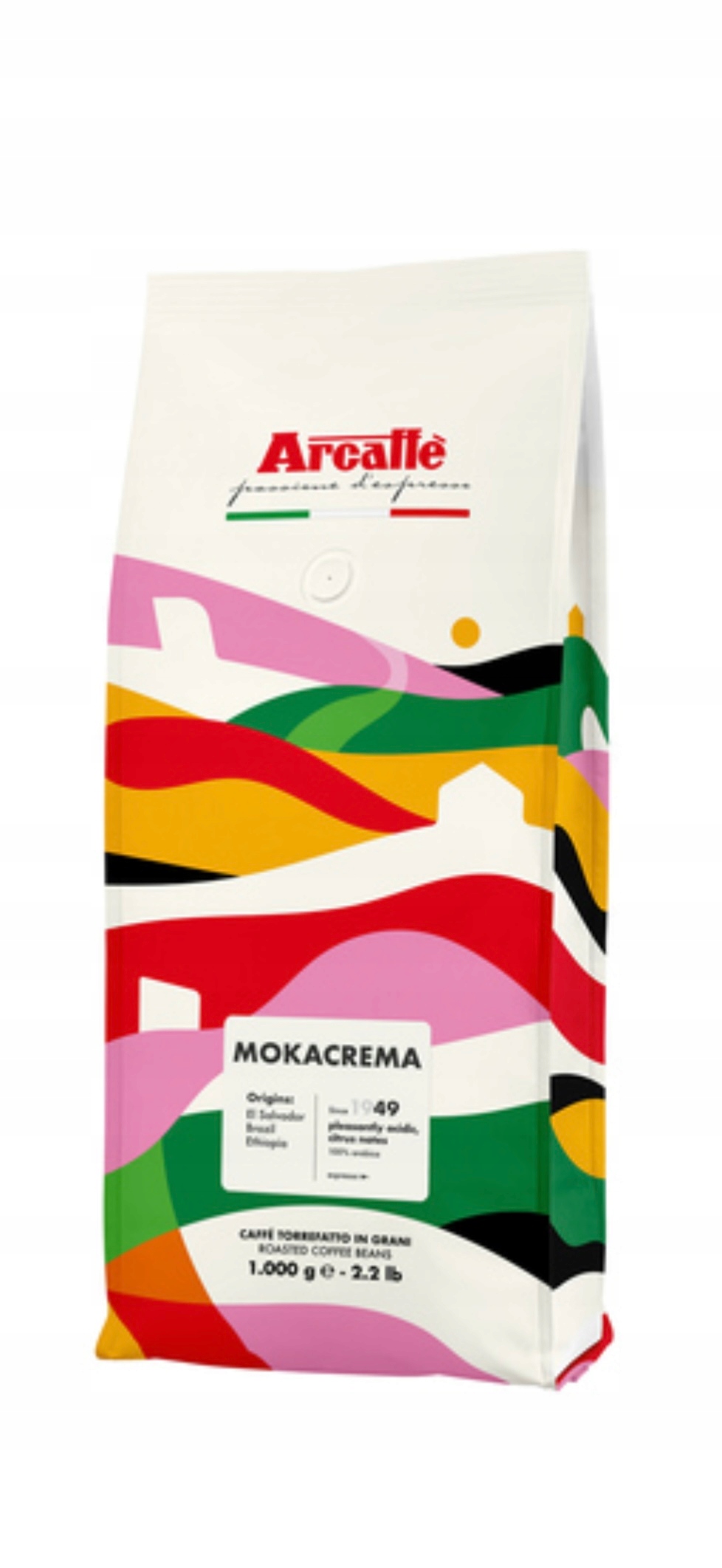 Kawa ziarnista Arabica Arcaffe Mokacrema 1000 g