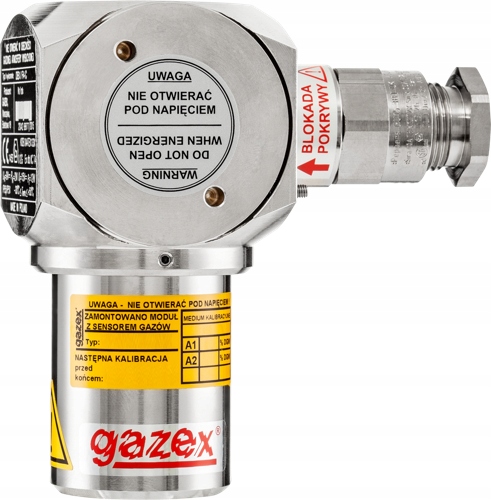 Gazex dwuprogowy detektor 10/30%DGW -gaz ziemny (Metan) DEX-12/N obudowa Al