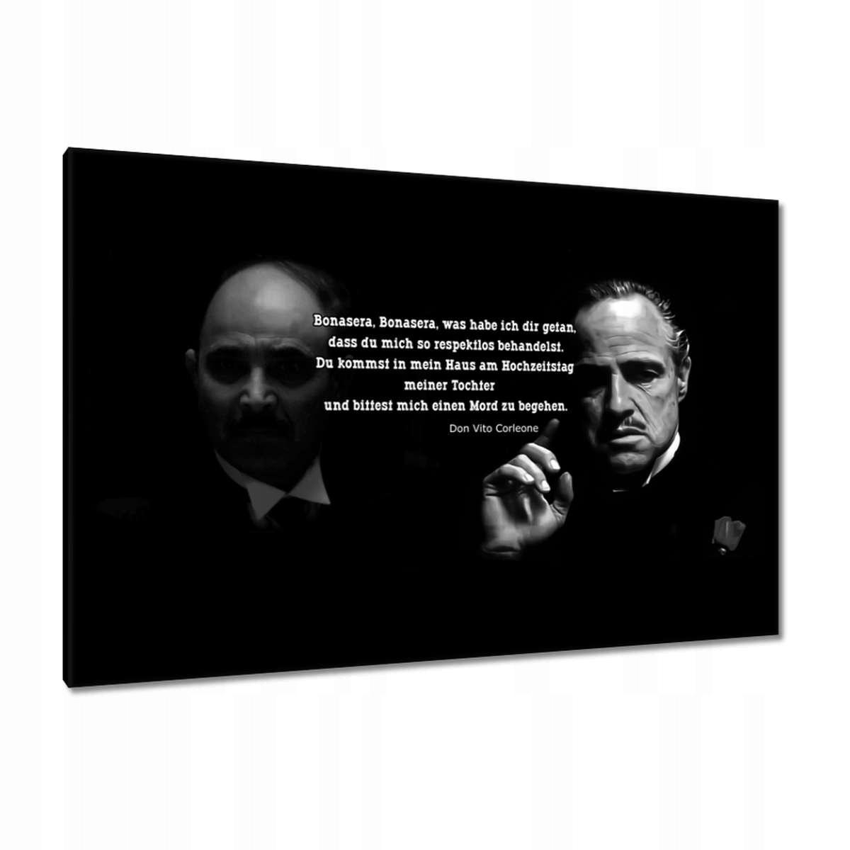 Obrazy 120x80 Citáty z kmotra