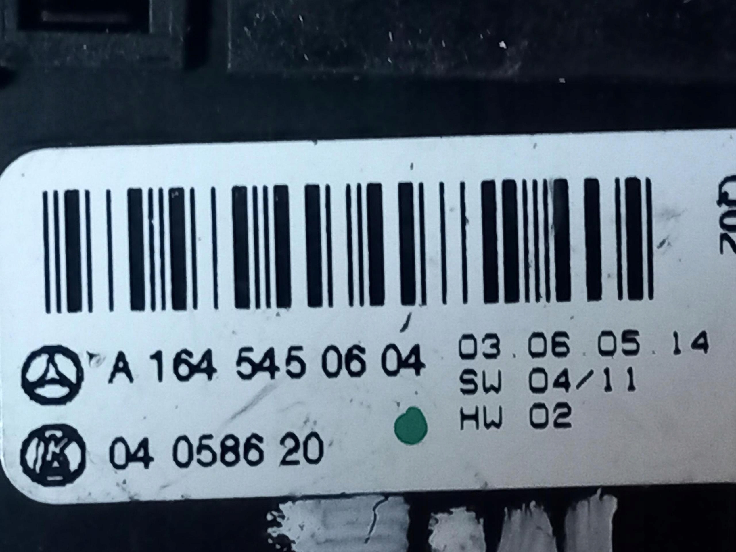 interruttore luci MERCEDES ML W164 A1645450604 05-11