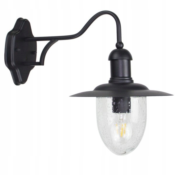 Fasádní svítidlo Tangia černé E27