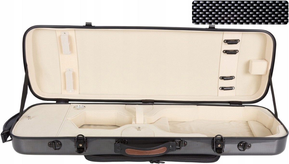 Houslový obal na housle 4/4 Oblong M-case Černý Point krémový