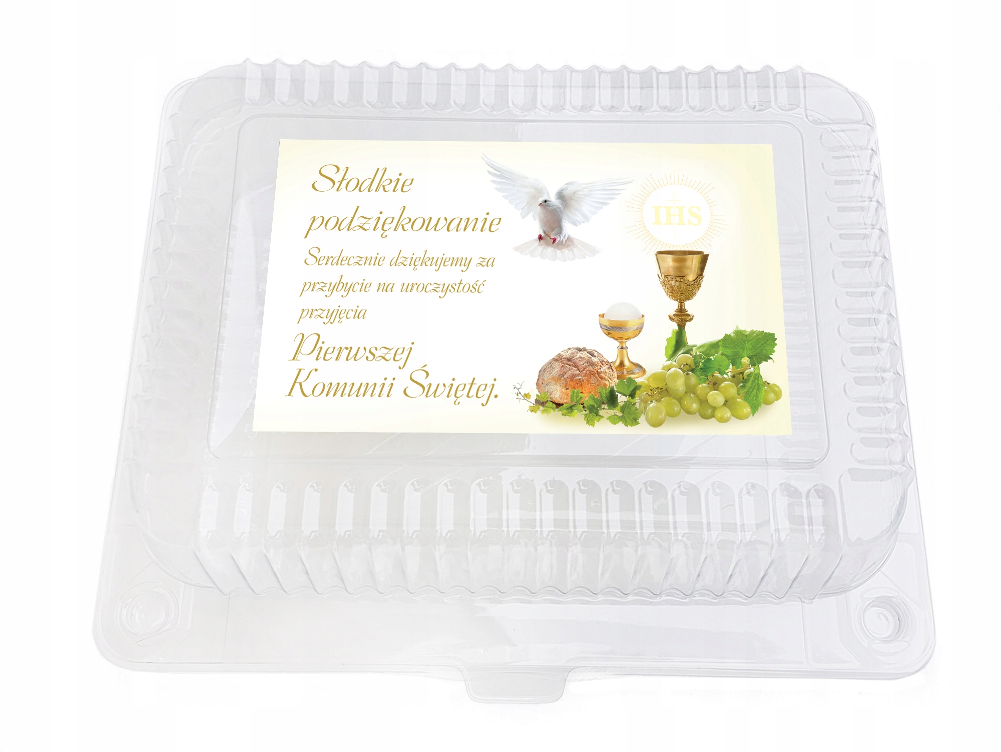 

Pudełko na ciasto pudełka komunijne Komunia 10 szt