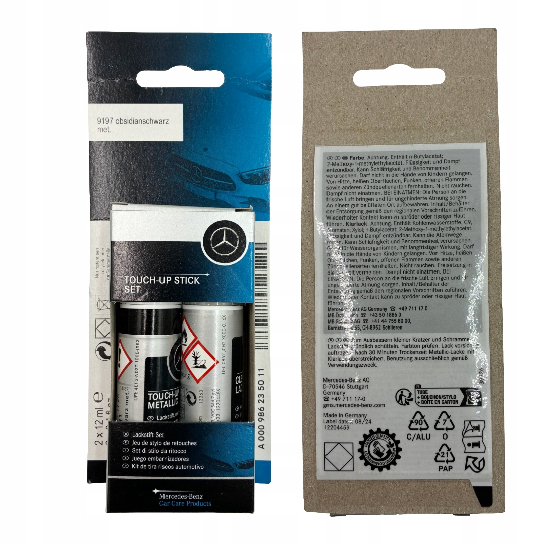 Lakovací Malta Mercedes 9197 Mercedes Oe A0009862350119197