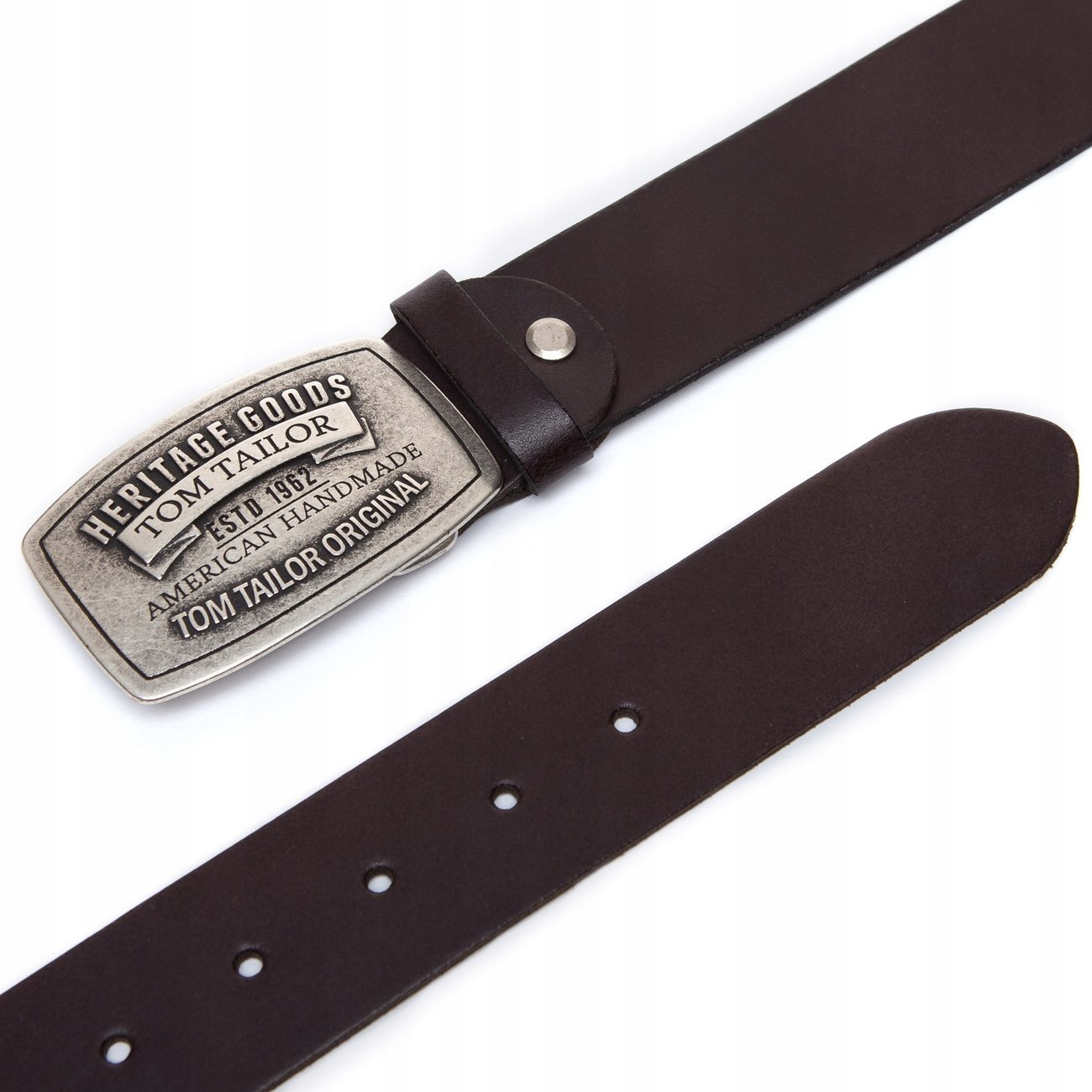 TOM TAILOR MĘSKI PASEK SKÓRZANY AUTOMAT LOGO 80 Cechy dodatkowe brak