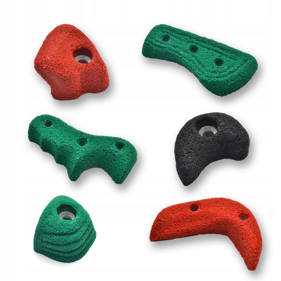 == CHWYTY WSPINACZKOWE 21 szt === Rodzaj chwyty