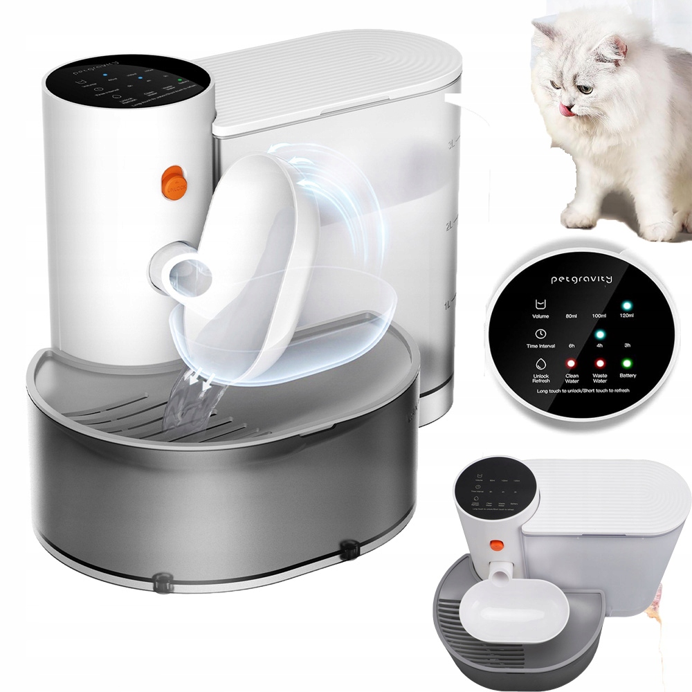 Levně Automatický Filtrační Dávkovač Vody Pro Zvířata O Objemu 3 L