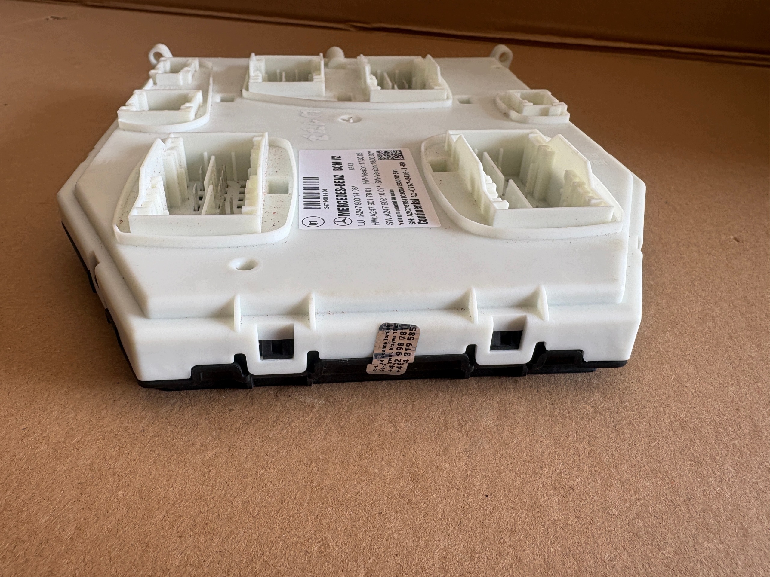 MERCEDES A class W177 module control unit A2479001406