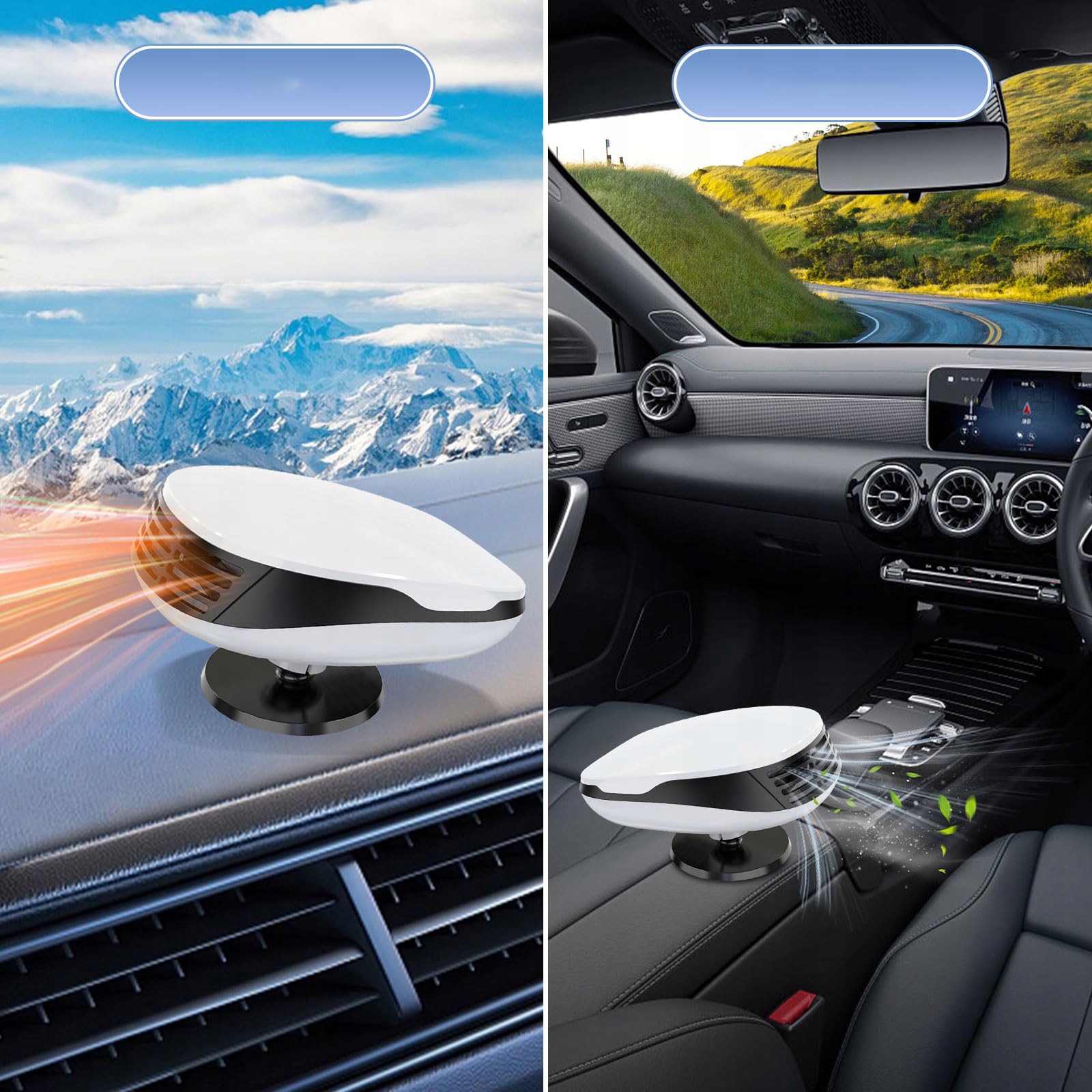 MOCNY WENTYLATOR SAMOCHODOWY NAGRZEWNICA KLIMATYZATOR 12V 200W 360° STOPNI EAN (GTIN) 0702602922161