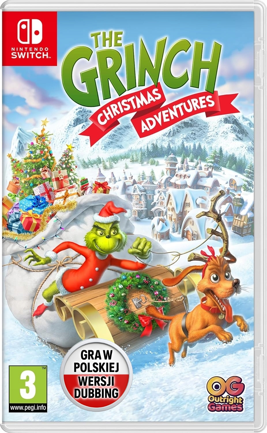 The Grinch Christmas Adventures Dubbing Pl Nintendo Switch Kartridż