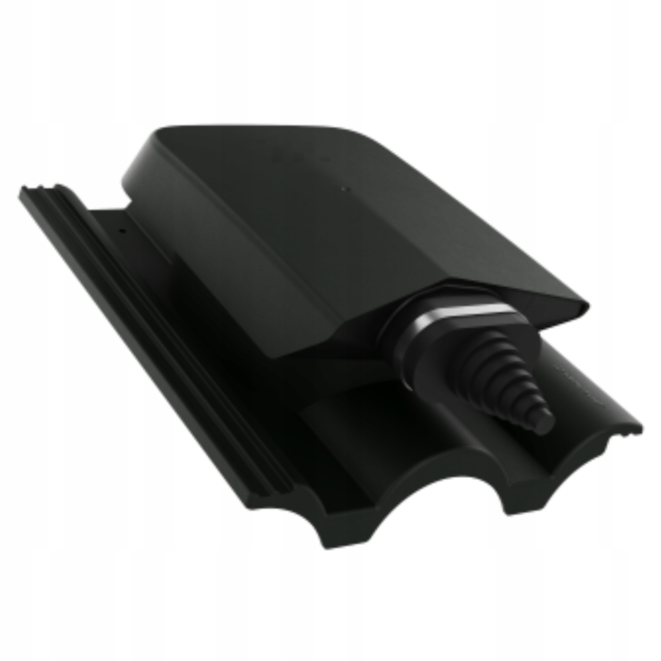 Solární Přechod střešních kabelů střešní taška Braas Grecka Tmavá Grafit