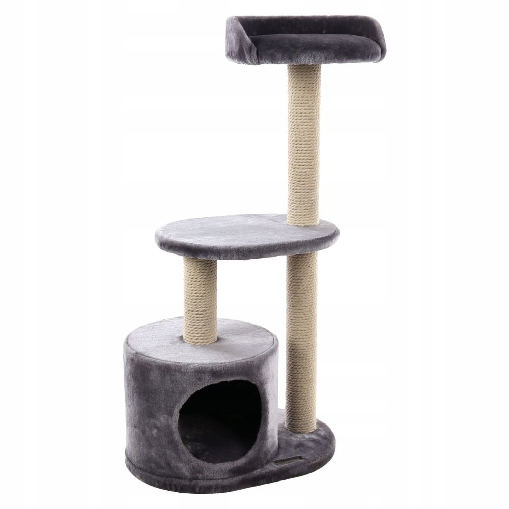 Stojanový škrabák pro kočky – Echo – Šedý, 99 cm