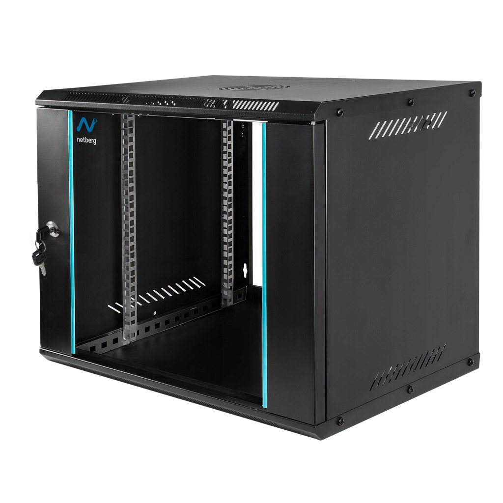 Szafa szafka Rack 19" 9U Netberg Basic Wisząca Instalacyjna 463x600mm