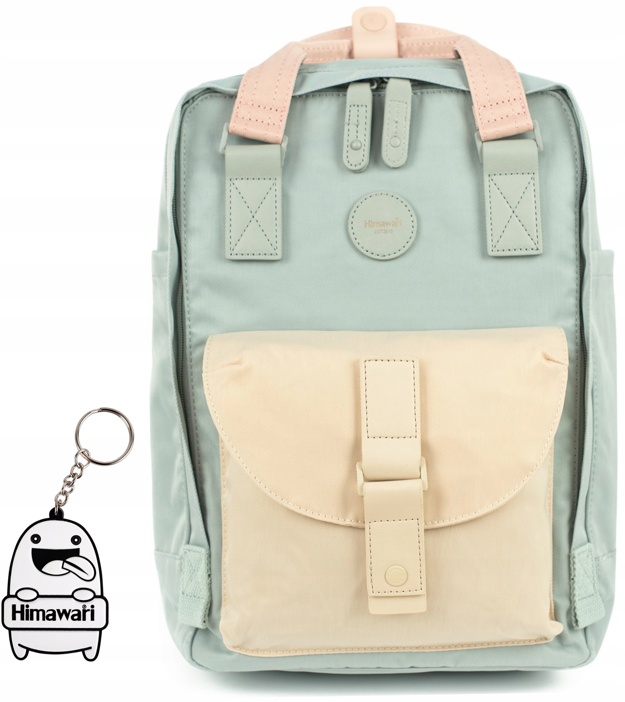 Batoh Himawari Cupcake S voděodolný organizér, světle modrý