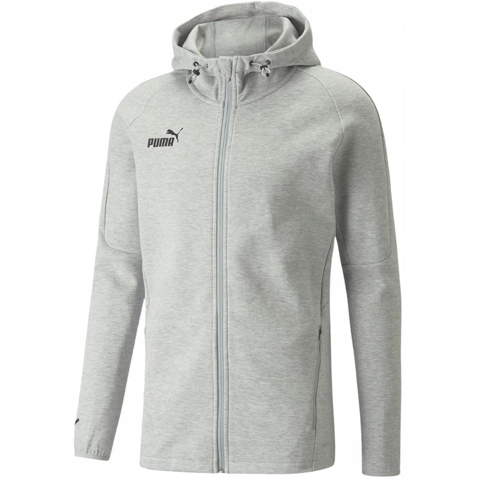 Pánská mikina Puma teamFINAL Casuals šedá 2XL