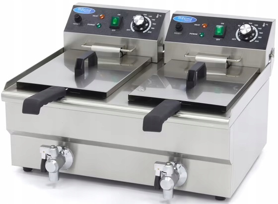 Fritéza 2 x 10 l s kohoutkem Maxima 09365229