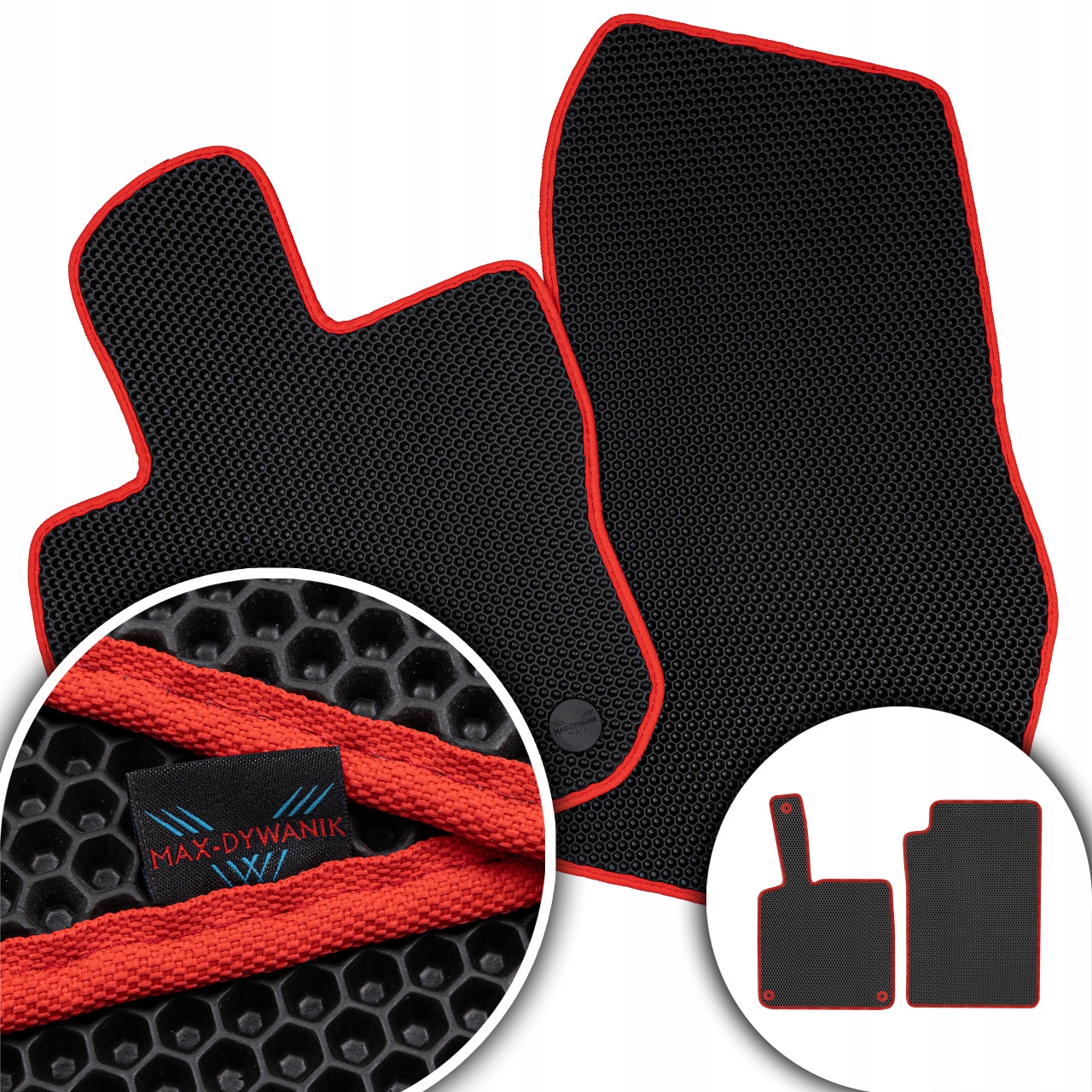 Smart Fortwo II 2007-2013 Koberce Eva Eternity Čierne Honey